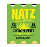 Bière Aromatisée Citron Vert Lime Smash 5% NATZ