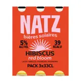 Bière Aromatiseé Hibiscus Red Bloom 5% NATZ