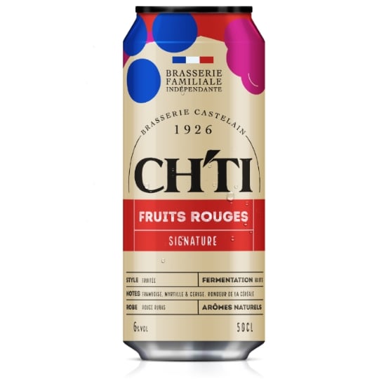 Bière Aromatisée aux Fruits Rouges Signature 6% CH'TI