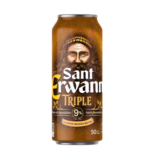Bière Triple Blonde 9% SANT ERWANN