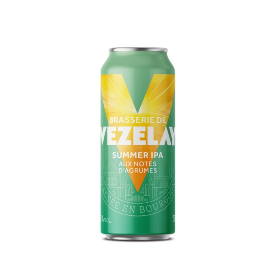 Bière IPA Summer Bio aux Notes d'Agrumes 5,5% VEZELAY