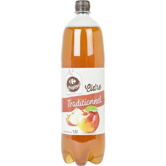 Cidre Traditionnel de Normandie CARREFOUR ORIGINAL