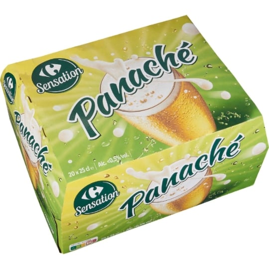 Panaché Moins de 1% d'Alcool CARREFOUR SENSATION