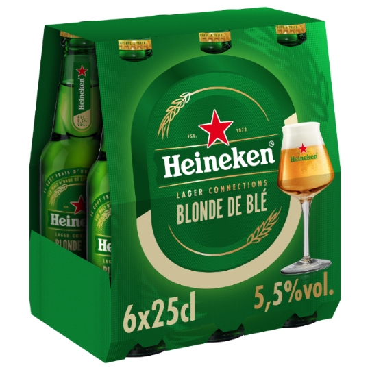 Bière Blonde de Blé Lager Connections 5,5% HEINEKEN