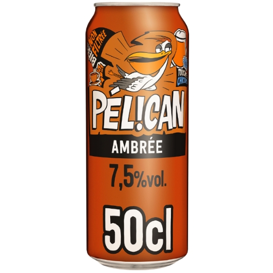 Bière Ambrée Non-Filtrée 7,5% PELICAN