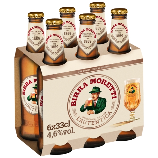 Bière Blonde Italienne 4,6% BIRRA MORETTI