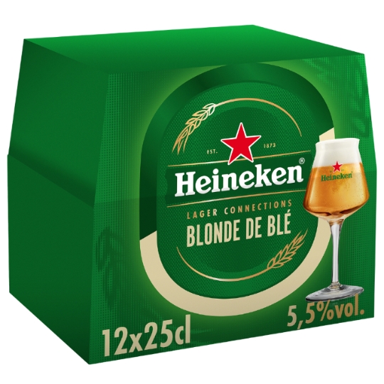 Bière Blonde de Blé Lager Connections 5,5% HEINEKEN