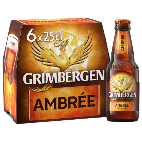 Bière Ambrée D'Abbaye 6,5% GRIMBERGEN
