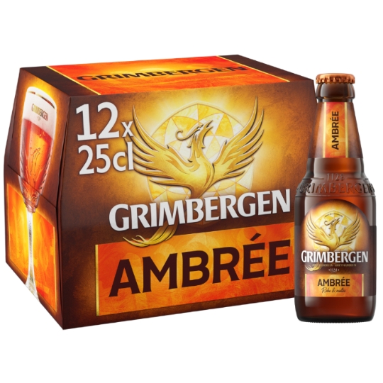 Bière Ambrée D'Abbaye 6,5% GRIMBERGEN