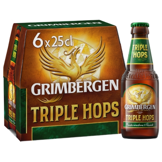 Bière Blonde D'Abbaye Triple Hops 7,5% GRIMBERGEN