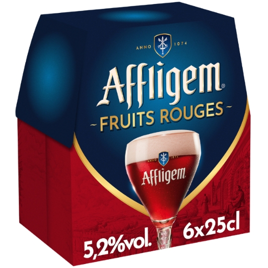 Bière Aromatisée aux Fruits Rouges D'Abbaye 5,2% AFFLIGEM
