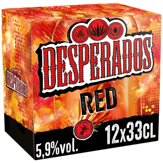 Bière Aromatisée au Spiritueux Fruits Rouges Guarana Red 5,9% DESPERADOS
