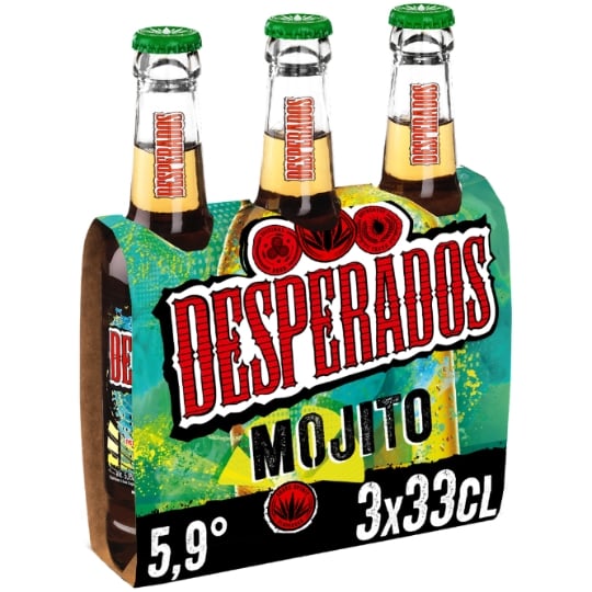 Bière Aromatisée au Spiritueux Agave Menthe Citron Vert Mojito 5,9% DESPERADOS