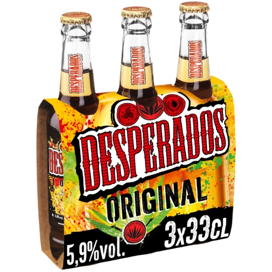 Bière Aromatisée au Spiritueux à Base d'Agave 5,9% DESPERADOS