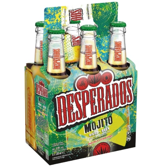 Bière Aromatisée au Spiritueux Agave Menthe Citron Vert Mojito 5,9% DESPERADOS