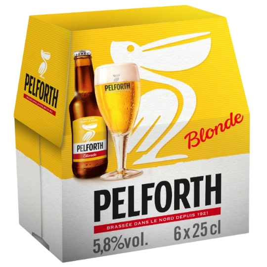 Bière Blonde Brassée 5,8% PELFORTH