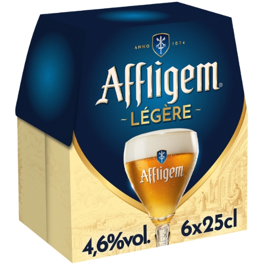 Bière Blonde D'Abbaye Légère 4,6% AFFLIGEM