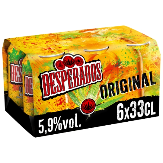 Bière Aromatisée au Spiritueux à Base d'Agave 5,9% DESPERADOS