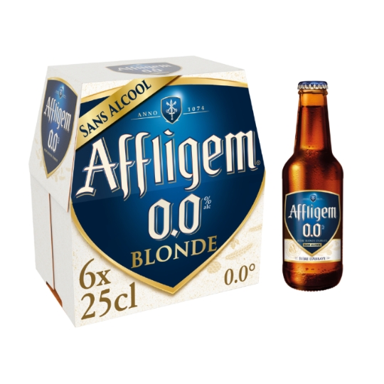 Bière Blonde D'Abbaye Sans Alcool 0,0% AFFLIGEM