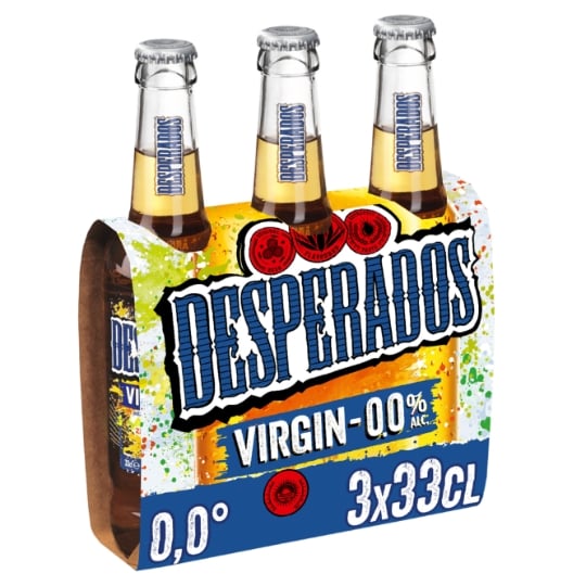 Bière Aromatisée aux Agrumes et Zestes de Citron Sans Alcool 0,0% DESPERADOS