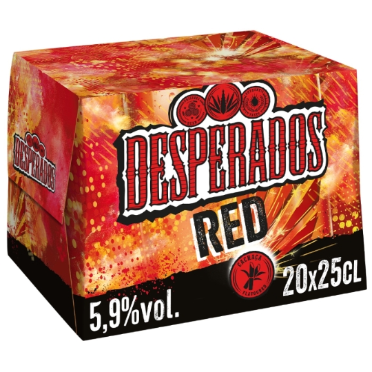 Bière Aromatisée au Spiritueux Fruits Rouges Guarana Red 5,9% DESPERADOS