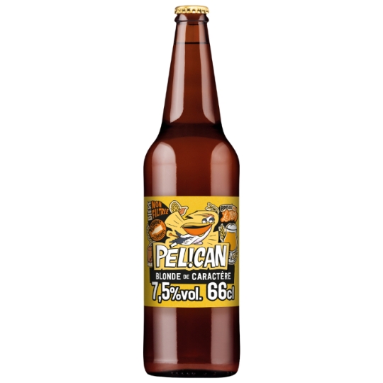 Bière Blonde de Caractère Non-Filtrée 7,5% PELICAN