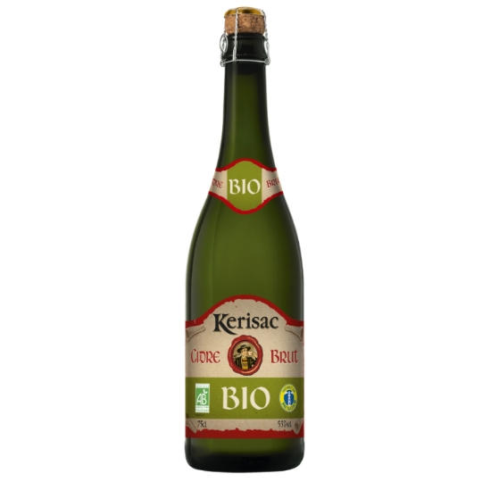 Cidre brut bio de bretagne KERISAC