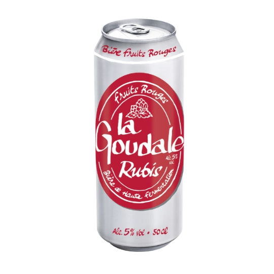 Bière Aromatisée Rubis 5% LA GOUDALE
