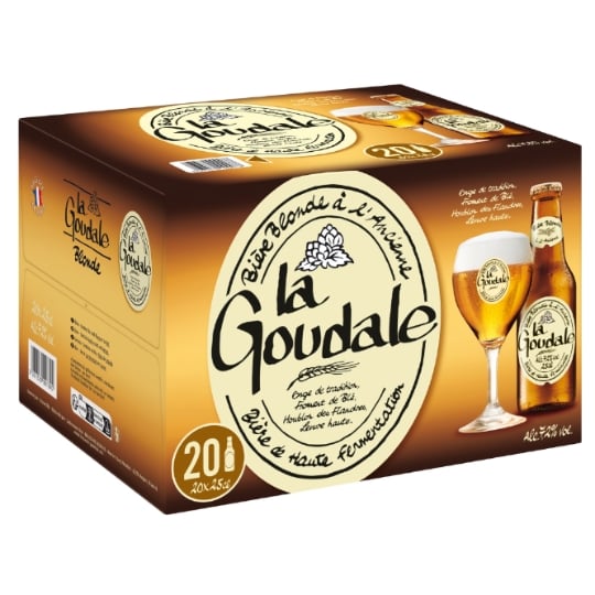 Bière Blonde à l'Ancienne 7,2% LA GOUDALE