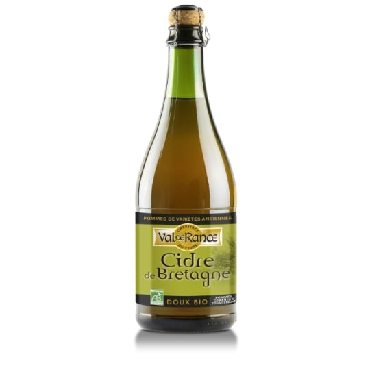 Cidre doux bio de bretagne VAL DE RANCE