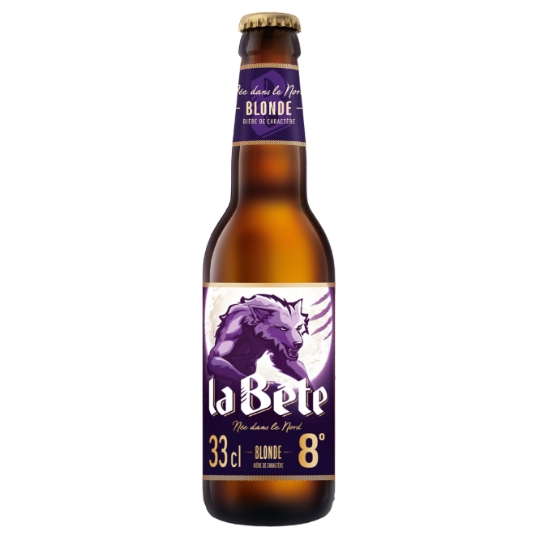 Bière Blonde 8% LA BETE