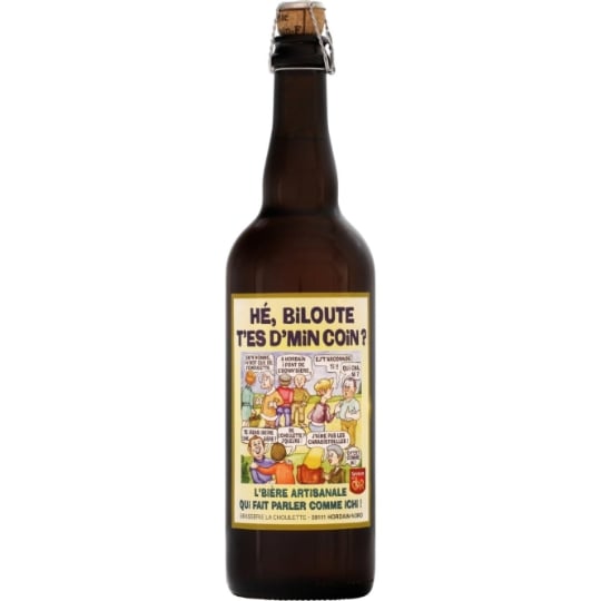 Bière Blonde Artisanale 7% HE BILOUTE