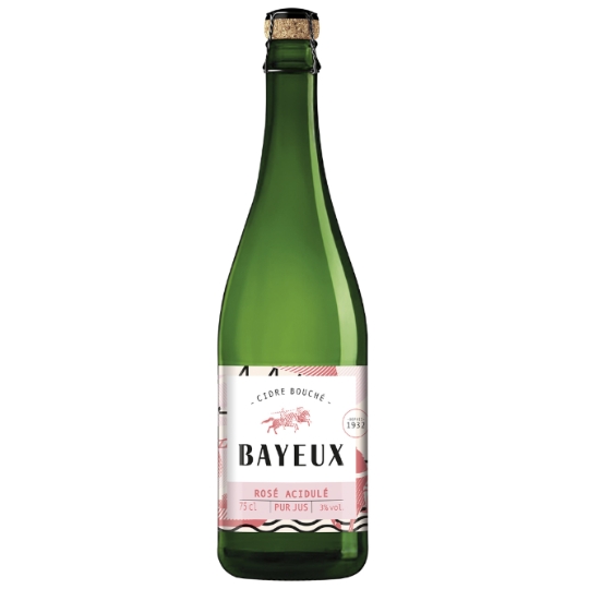 Cidre rosé acidulé de normandie BAYEUX