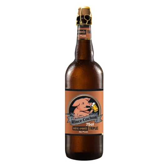 Bière Ambrée Triple 7% RINCE COCHON