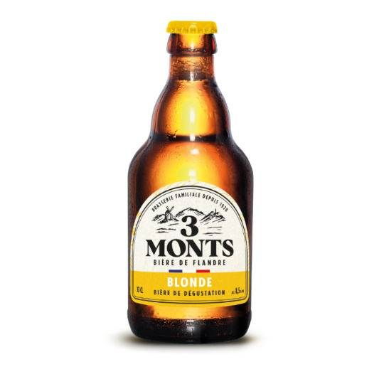 Bière Blonde de Dégustation de Flandre 8,5% 3 MONTS