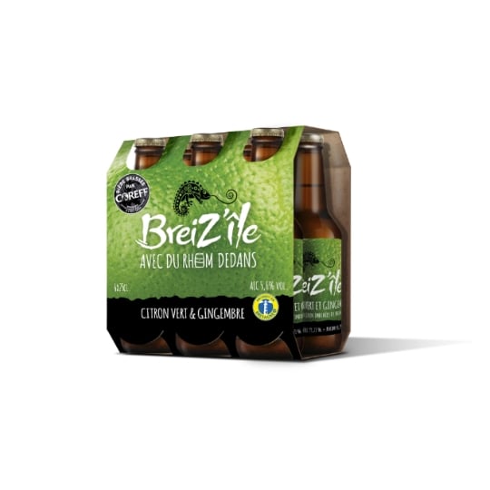 Bière Aromatisée Rhum Citron Vert Gingembre 5,6% COREFF