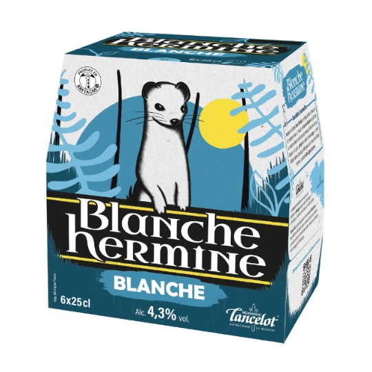 Bière Blanche Hermine au Froment 4% LANCELOT