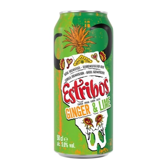 Bière Aromatisée au Spiritueux à Base d'Agave et Ginger et Lime 5% ESTRIBOS