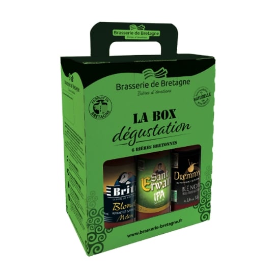 Coffret Bière Britt Blonde, IPA et Blé Noir BRASSERIE DE BRETAGNE
