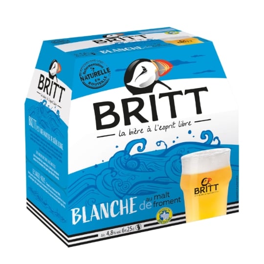 Bière Blanche de Bretagne 4,8% BRITT