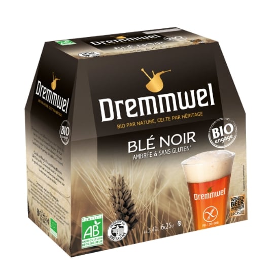 Bière Blonde Blé Noir Bio 5,4% DREMMWEL