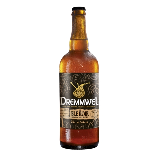 Bière Ambrée Blé Noir Bio Sans Gluten 5,4% DREMMWEL