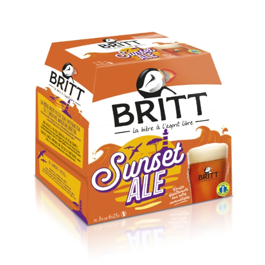 Bière Ambrée au sarrasin 5% BRITT