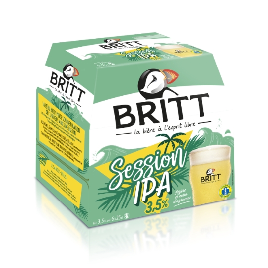 Bière Blonde Session IPA Aromatisée 3,5% BRITT