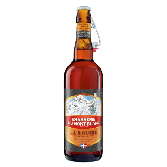 Bière Ambrée Française La Rousse 6,5% BRASSERIE DU MONT BLANC