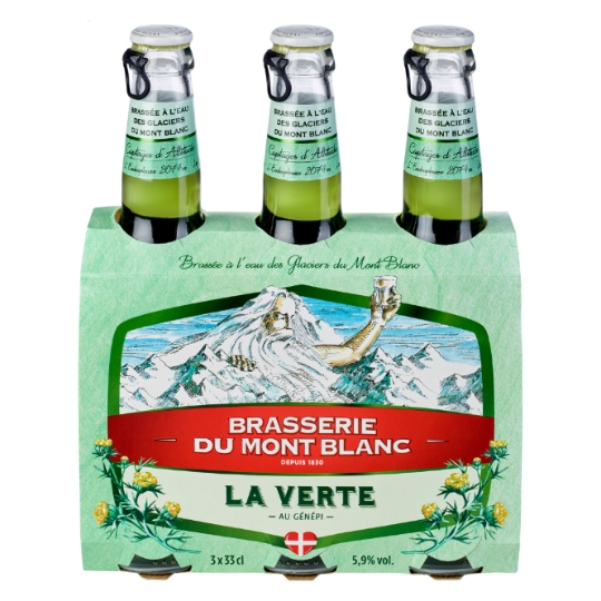 Bière Aromatisée Genepi 5,9% BRASSERIE DU MONT BLANC