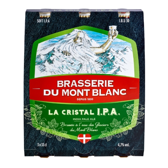Bière Cristal IPA 4,7% BRASSERIE DU MONT BLANC