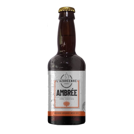 Bière Ambrée Bio 4,8% L'AZUREENNE