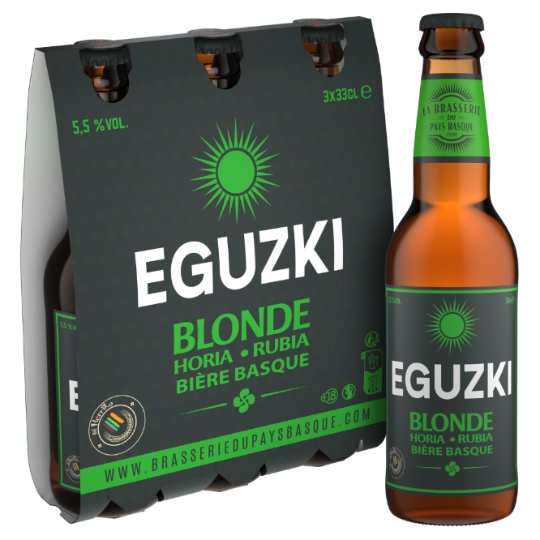 Bière Blonde Basque 5,5% EGUZKI