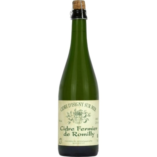 Cidre fermier doux VERGERS DE ROMILLY